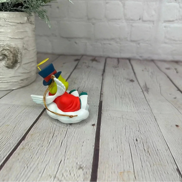 vintage grolier Jiminy Cricket disney christmas ornament angel - Picture 3 of 6